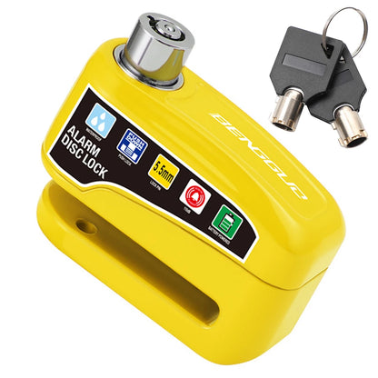 Motorcycle Anti-Theft Disc Brake Alarm Lock – Heavy-Duty Security with Keys