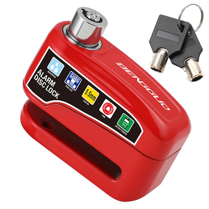 Motorcycle Anti-Theft Disc Brake Alarm Lock – Heavy-Duty Security with Keys