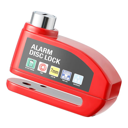 Motorcycle Anti-Theft Disc Brake Alarm Lock – Heavy-Duty Security with Keys
