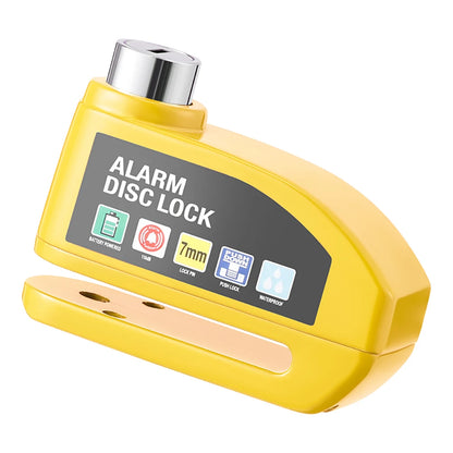 Motorcycle Anti-Theft Disc Brake Alarm Lock – Heavy-Duty Security with Keys