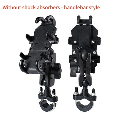 Motorcycle Phone Mount Holder With Shock Absorption & Shockproof Clip - Secure Phone Mount for Motorcycle Riding phone holder