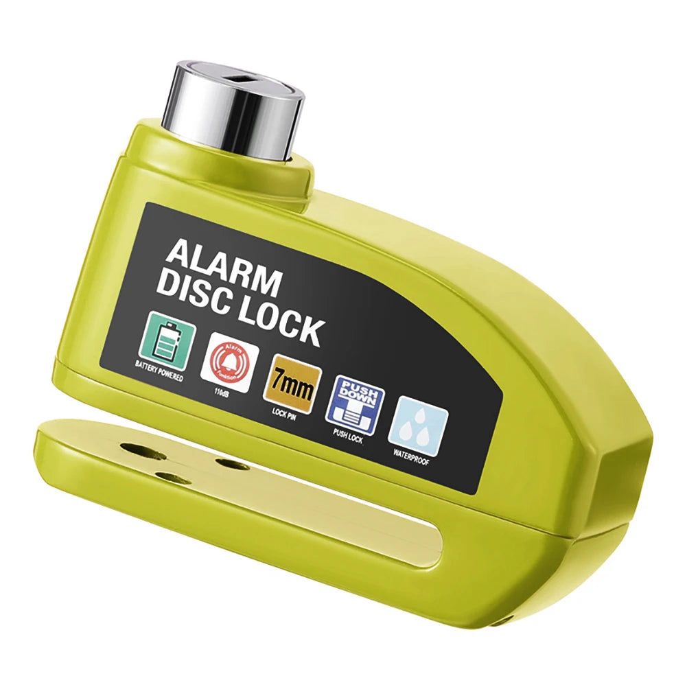 Motorcycle Anti-Theft Disc Brake Alarm Lock – Heavy-Duty Security with Keys